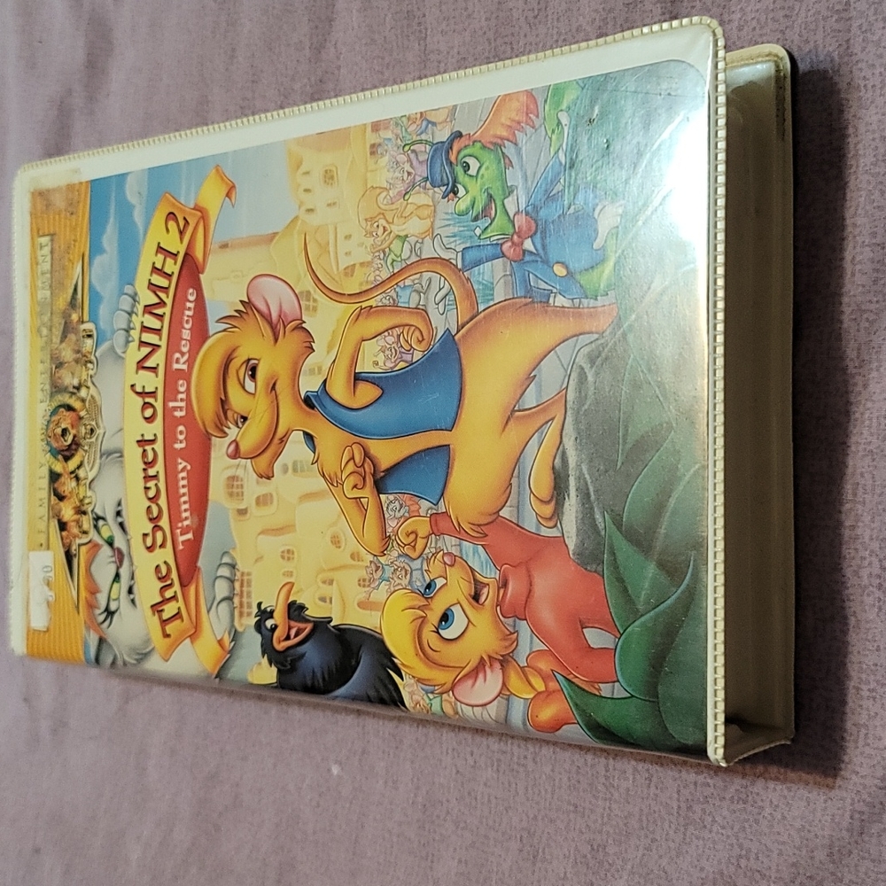 VHS Tape The Secret of NINH 2, Timmy to the Rescue Movie